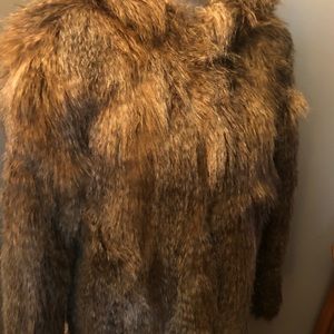 Juicy Couture Faux Fur Hoodie Coat (M)